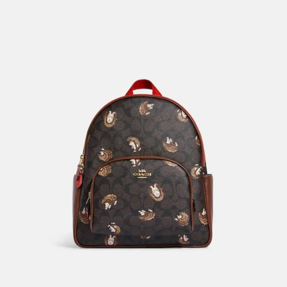 Coach | Bags | Coach Court Backpack In Signature Canvas With  display picture 1